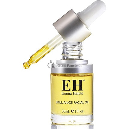Emma Hardie Brilliance Gesichtsöl 30ml - Dermatologisch Getestet, Geeignet für Empfindliche Haut, Tiefenwirksame Feuchtigkeit, Fördert Elastizität, Balanciert und Pflegt die Haut, Vegan Freundlich, Orange, Vanille, Lavendel, Rose