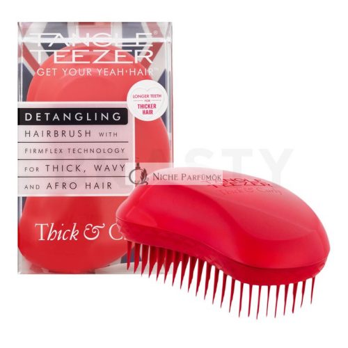 Tangle Teezer Thick & Curly Haarbürste für lockiges und krauses Haar Salsa Red