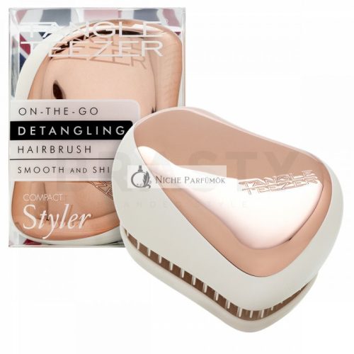 Tangle Teezer Compact Styler hajkefe Ivory Rose Gold