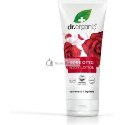   Dr Organic Rózsa Otto Lotion Érett Bőrre Nőknek és Férfiaknak, 200ml