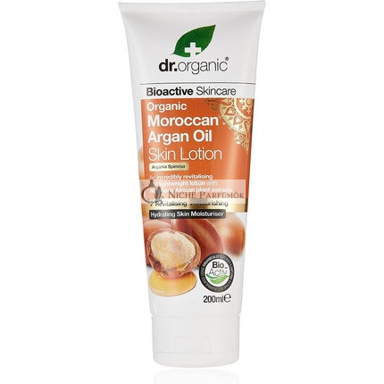 Dr Organic Marokkói Argánolaj Lotion Normál és Száraz Bőrre, 200ml