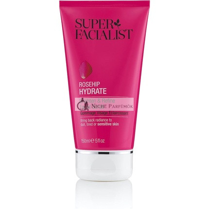 Super Facialist Rosmarin Hydrate Brighten & Refine Gesichtspeeling mit Sheabutter und Gurkenöl, 150ml
