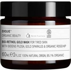   Evolve Organic Beauty Natural Bio-Retinol Gold Face Mask, 60ml