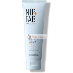   Nip + Fab Glykolic Acid Fix Gesichtspeeling mit Salicylsäure AHA/BHA Exfolierende Gesichtsreinigung 75ml