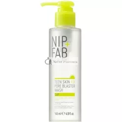   Nip + Fab Teen Skin Fix Pore Blaster Tagesgesichtsreiniger mit Wasabi-Extrakt und Vitamin E 145ml