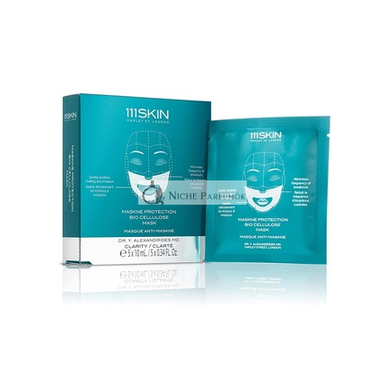 111SKIN Maskne Protection Bio Cellulose Maske, 5 x 10 ml