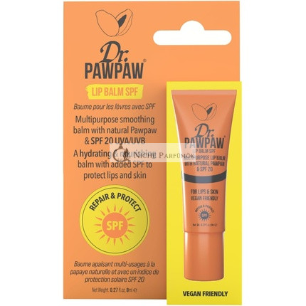 Dr.PAWPAW Ajkakápoló SPF Többcélú Simító Balzsam Természetes Pawpaw-val és SPF 20 UVA/UVB