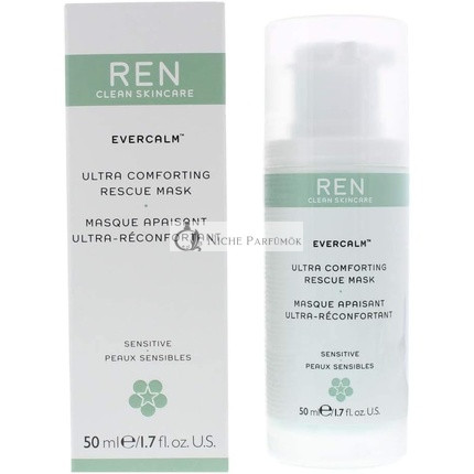 REN Clean Skincare Evercalm Ultra Comforting Rescue Mask, 50ml