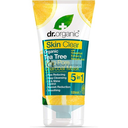 Dr Organic Skin Clear Mélytisztító Szénmaszk 100ml