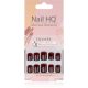 Nail HQ Quadratische Kunstnägel Tiefrot, 24 Stück