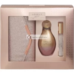   Sarah Jessica Parker Lovely You Eau de Parfum 100ml, 10ml Rollerball und Rosa Clutch Bag