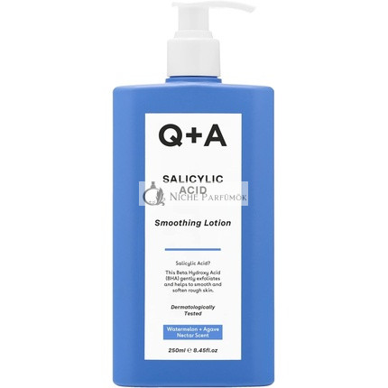 Q+A Szalicilsav Simító Lotion Célzott Testápolásra, 250ml
