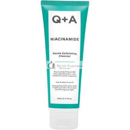 Q+A Niacinamid Kímélő Hámlasztó Tisztító 125ml