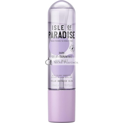 Isle of Paradise Selbstbräunungsöl-Spray Dunkel, 200ml