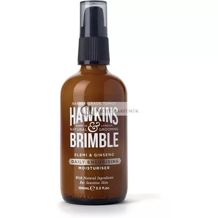 Hawkins & Brimble Belebendes Männer-Gesichtscreme mit natürlichen Inhaltsstoffen, hydratisierend für trockene Haut, ohne Parabene/Tierversuche