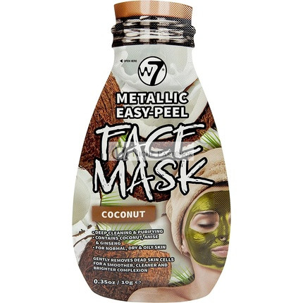 W7 Metallic Easy Peel Kokosmaske, 10g