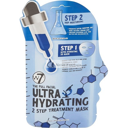 W7 Die Vollgesichts-Ultra-Hydratation 2-Schritte-Behandlung 3D-Gesichtsmaske und Feuchtigkeitscreme
