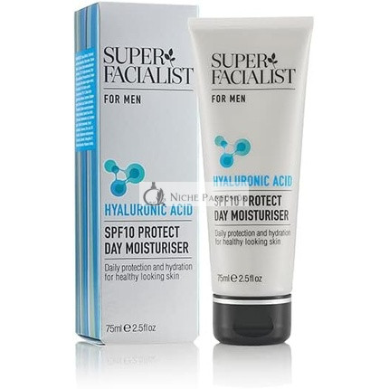 Super Facialist Hidratáló Férfiaknak Hyaluronsavval és SPF 10 Napvédő Krém, 75ml