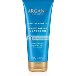   Argan+ Belebendes Körperpeeling Marokkanisches Arganöl Veganer Zuckerkörperpeeling 200g