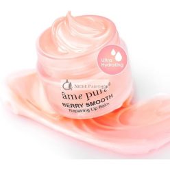   Ame Pure Beeren Smoother Lippenbalsam für Trockene, Rissige Lippen mit Sheabutter und Vitamin E 15ml