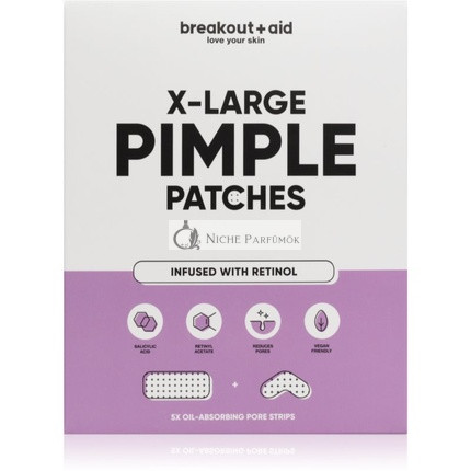 XL Patches a problémás bőr kezelésére szalicilsavval és retinollal, 5 db