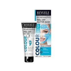   Revuele Color Glow Bio-Regulierende Glitzer-Gesichtsmaske mit Algenextrakt und Hyaluronsäure 80ml