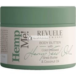   Revuele Hemp Me Testvaj 100% Tiszta Természetes, Hidegen Sajtolt Kendermag Olajjal, Shea Vajjal, Kókuszolajjal és Méhviaszsal, Tápláló és Hidratáló, 300ml