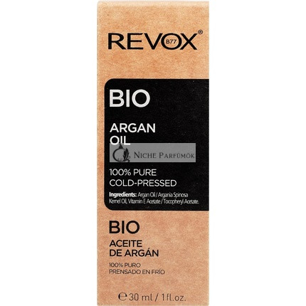 Revox Bio Argán Olaj 100% Tiszta Hidegen Sajtolva Az Arcra, Testre, Hajra