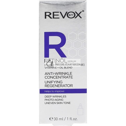 Revox Retinol Serum Vereinheitlichendes Regenerations- und Anti-Falten-Konzentrat, 30ml