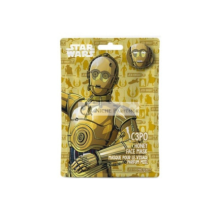 MAD Beauty Disney Star Wars C3PO Arcpakolás, 30 g, Hidratáló és Nyugtató