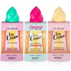 Lippenbalsam mit Eiscreme-Geschmack