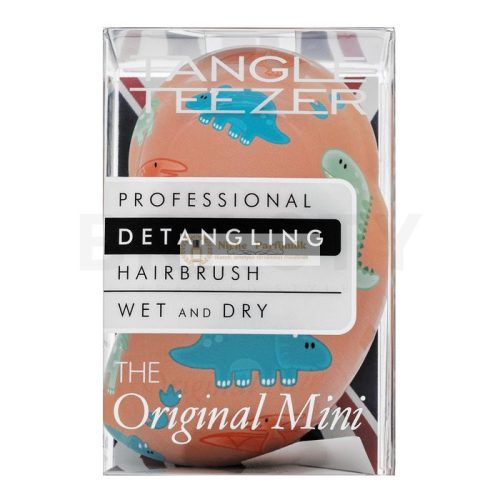 Tangle Teezer The Original Mini Haarbürste zum einfachen Kämmen von Haaren Dino Mighty