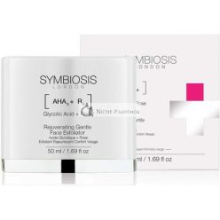   Symbiosis London Rózsa és Glykolsav Fiatalító Kímélő Arctisztító, 50ml