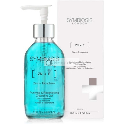 Symbiosis London Zink- und Tocopherol Reinigungsgel zur Purifizierung und Redensifizierung, 120ml