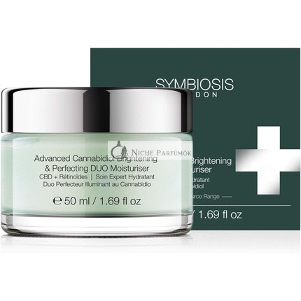 Symbiosis London CBD Retinoide Fortgeschrittenes Cannabidiol Aufhellendes Perfektionierendes Duo Feuchtigkeitscreme