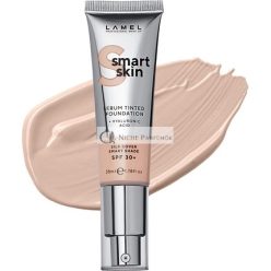   Lamel Smart Skin Serum Tönte Foundation Feuchtigkeitsspendend Glatt und Einheitlich Haut Porzellan N. 401