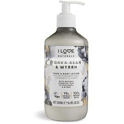   I Love Naturals Tonka Bean & Myrrh Kéz- és Testápoló Lotion, 500ml