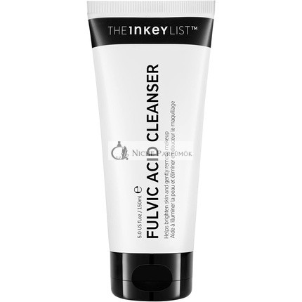 The Inkey List Fulvic Acid Cleanser 150ml - Sminkeltávolító az Egészséges Arcbőrért - Illatmentes - Minden Bőrtípushoz