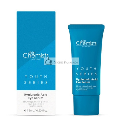Skin Chemists Hyaluronsav 1% Szemszérum 15ml - Töltő, Ragyogó és Puffadást Csökkentő