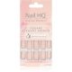 Nail HQ Elegáns Francia Négyzet Alakú Műkörmök - 24 darab