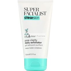   Super Facialist Pore Clarity Napi Hámlasztó Pattanáskezelő Fekete Pórusok Eltávolító 1% Niacinamiddal Teafaolajjal Prebiotikumokkal Vegánbarát 150ml