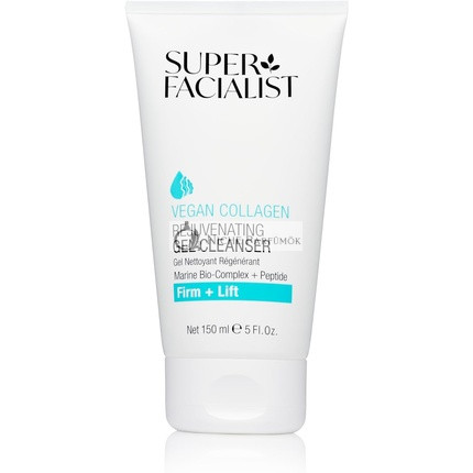 Super Facialist Veganer Kollagen Verjüngendes Gel-Reiniger mit Meeres-Bio-Komplex Algen und Hyaluronsäure 150ml