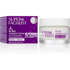   Super Facialist Retinol Éjszakai Krém, Retinol és Hialuronsav Finom Ráncok és Ráncok Ellen, Vegán Barát, 50ml