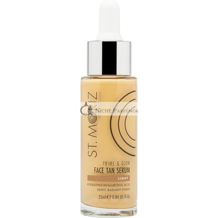 St Moriz Professional Prime & Glow Arctan Szérum Hidratáló 2 az 1-ben Öntapadós Arc Szérum & Sminkalap Hyaluronsavval, 25ml