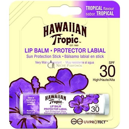 Hawaiian Tropic Trópusi Ajkakápoló SPF 30 Aloe Vera és Kókuszvajjal, 4,25g
