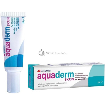 Aquaderm Skrin Tube 25g zur Linderung von Hämatomen und Prellungen