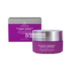   Youth Lab. Retinol Reboot Éjszakai Krém - Csökkenti az Öregedést és a Ráncokat - Szabályozza a Felesleges Sebumot - Ragyogó és Egészséges Bőr - 30ml