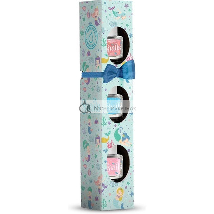 Mini Nagellackset mit 3 Meerjungfrauen