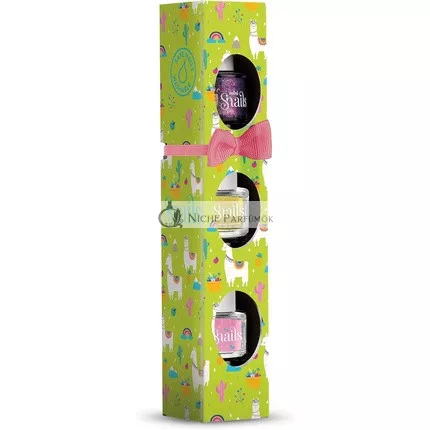 Csigák Gyermek Körömlakk Ajándék Szett Mini Ló 7 ml Vízalapú Mosható Ártalmatlan Vegán