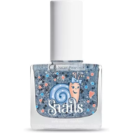 Csigák Konfetti Vízálló Körömlakk 10,5ml Kék Konfetti